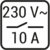 Максимальное напряжение 230В / Максимальный ток 10А 